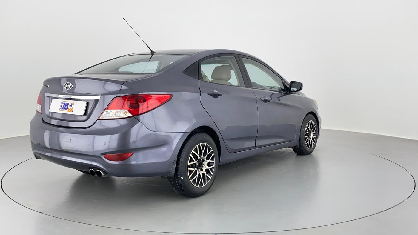 2014 Hyundai Verna FLUIDIC 1.4 EX CRDI, Diesel, Manual, 78,498 km, Right Back Diagonal