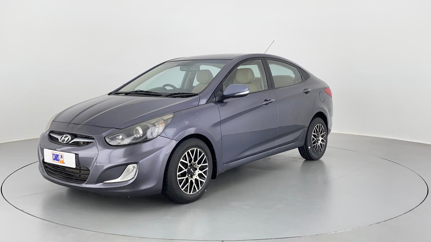 2014 Hyundai Verna FLUIDIC 1.4 EX CRDI, Diesel, Manual, 78,498 km, Left Front Diagonal