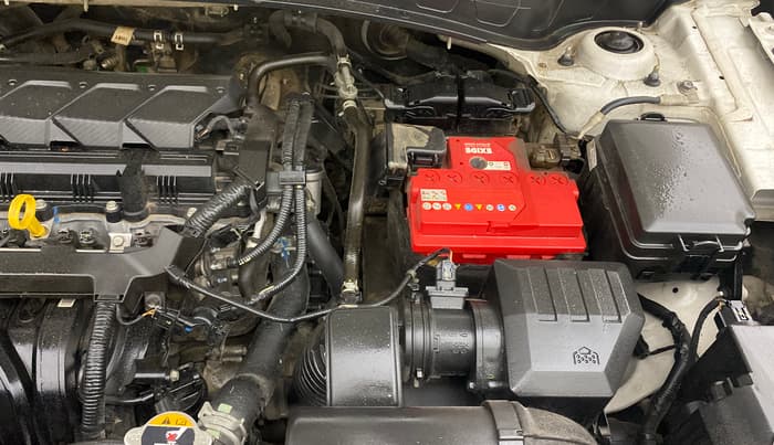2021 KIA SELTOS HTX 1.5 PETROL DUAL TONE, Petrol, Manual, 1,36,512 km, Engine View - Left