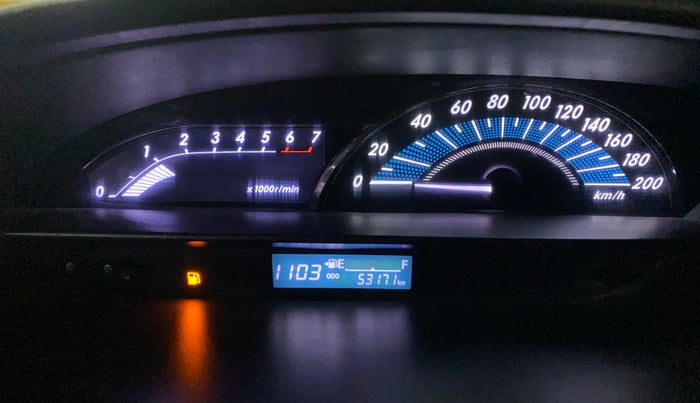 2017 Toyota Etios Liva VX, Petrol, Manual, 53,145 km, Odometer Image