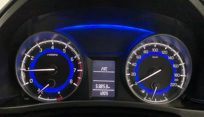 2015 Maruti Baleno DELTA PETROL 1.2, Petrol, Manual, 53,785 km, Odometer Image