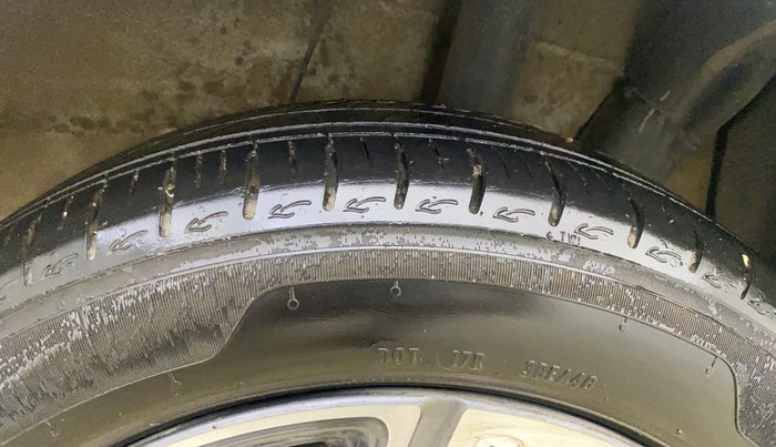 2025 Hyundai AURA SX PLUS 1.2 AMT, Petrol, Automatic, 11,939 km, Left Rear Tyre Tread