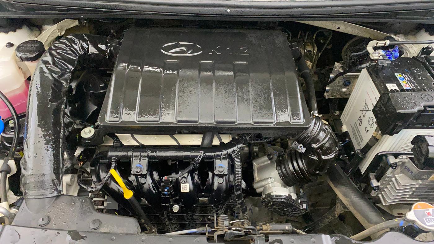 2025 Hyundai AURA SX PLUS 1.2 AMT, Petrol, Automatic, 11,625 km, Engine View