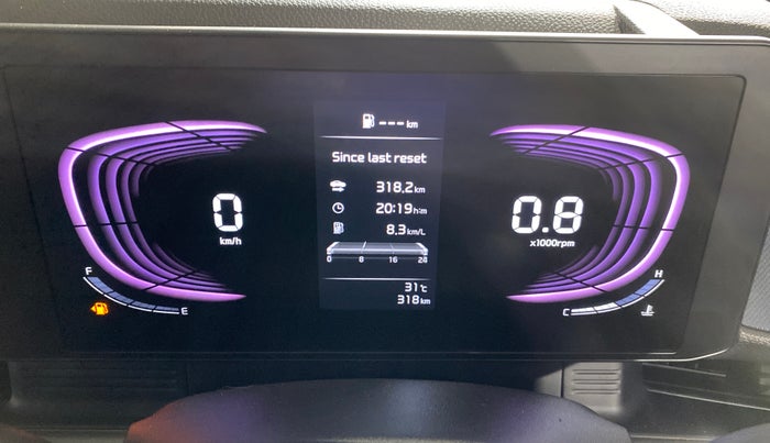 2025 KIA Carens Clavis HTE(O) 1.5 Petrol MT, Petrol, Manual, 315 km, Odometer Image