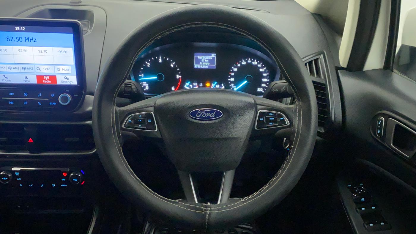 2018 Ford Ecosport TREND 1.5L DIESEL, Diesel, Manual, 89,696 km, Steering Wheel Close Up