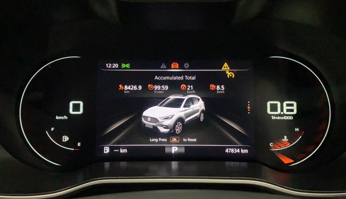 2022 MG ASTOR SHARP 1.5 CVT, Petrol, Automatic, 47,825 km, Odometer Image
