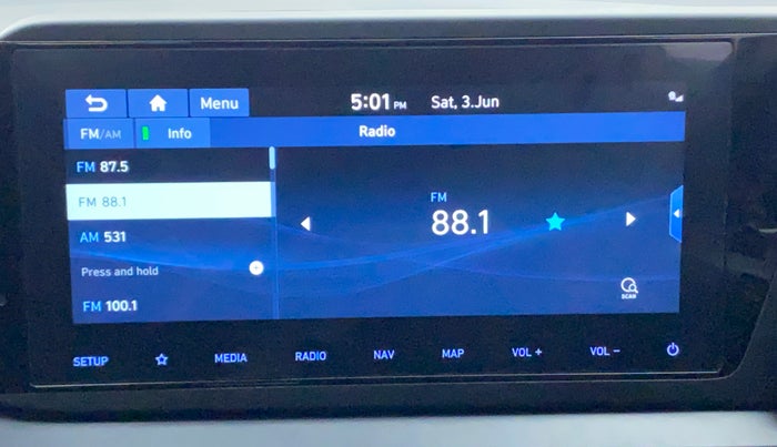 2021 Hyundai NEW I20 N LINE N8 1.0 TURBO GDI DCT DUAL TONE, Petrol, Automatic, 24,347 km, Infotainment System