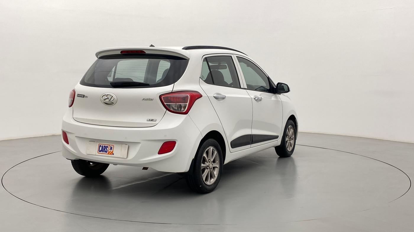 2016 Hyundai Grand i10 ASTA 1.2 (O) VTVT, Petrol, Manual, 91,570 km, Right Back Diagonal