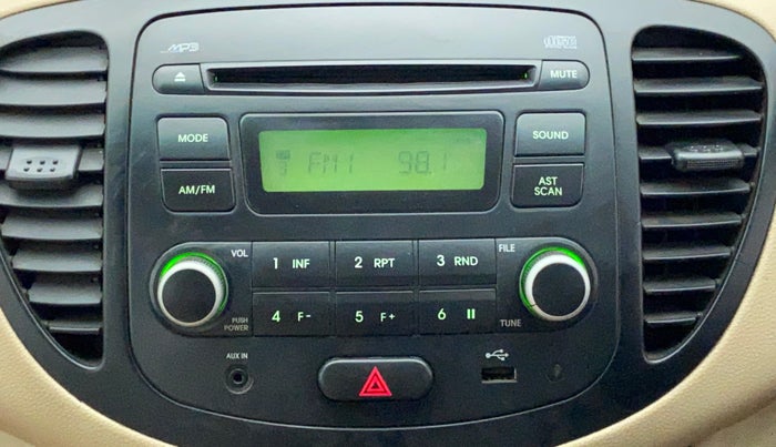 2010 Hyundai i10 MAGNA 1.2, Petrol, Manual, 48,196 km, Infotainment System