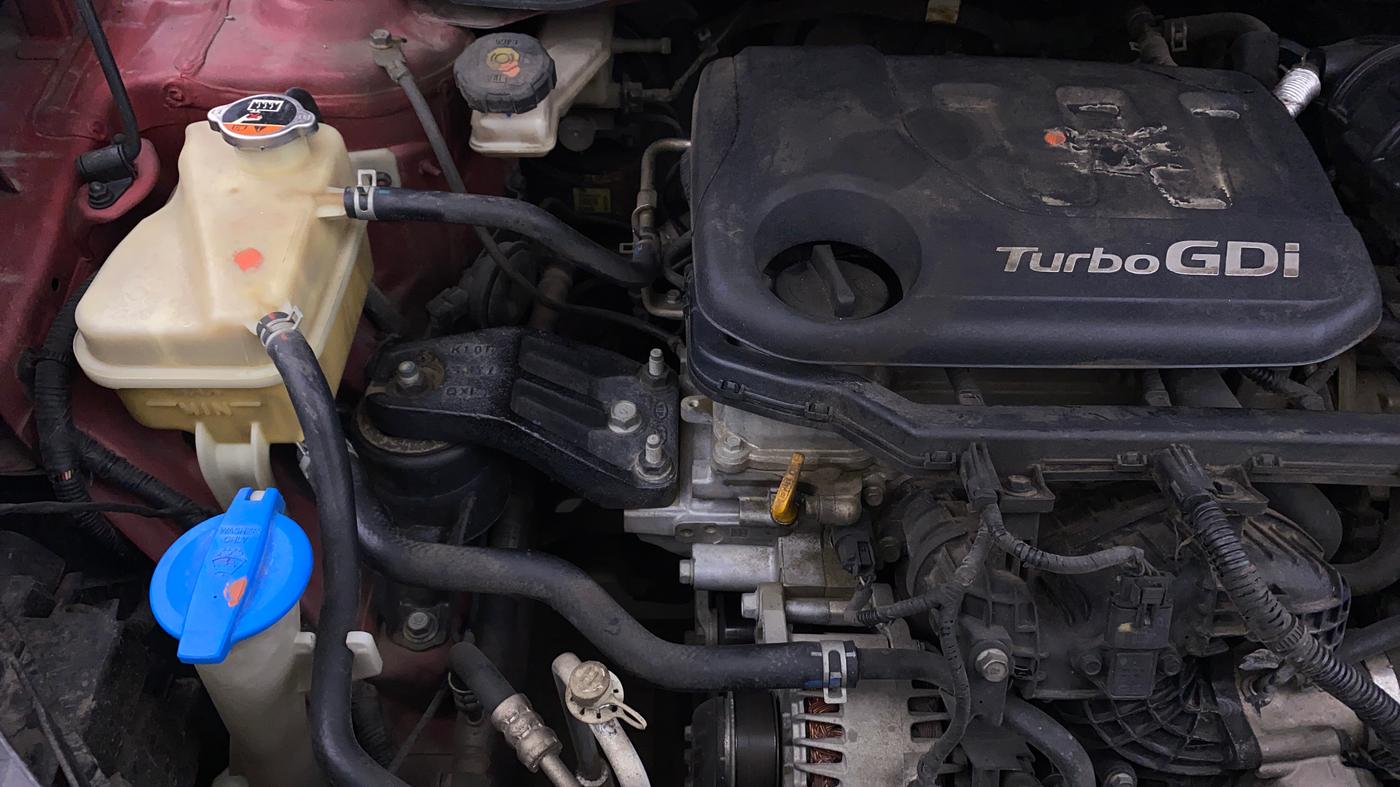 2021 Hyundai VENUE SX PLUS 1.0 TURBO DCT, Petrol, Automatic, 1,13,950 km, Engine View - Right