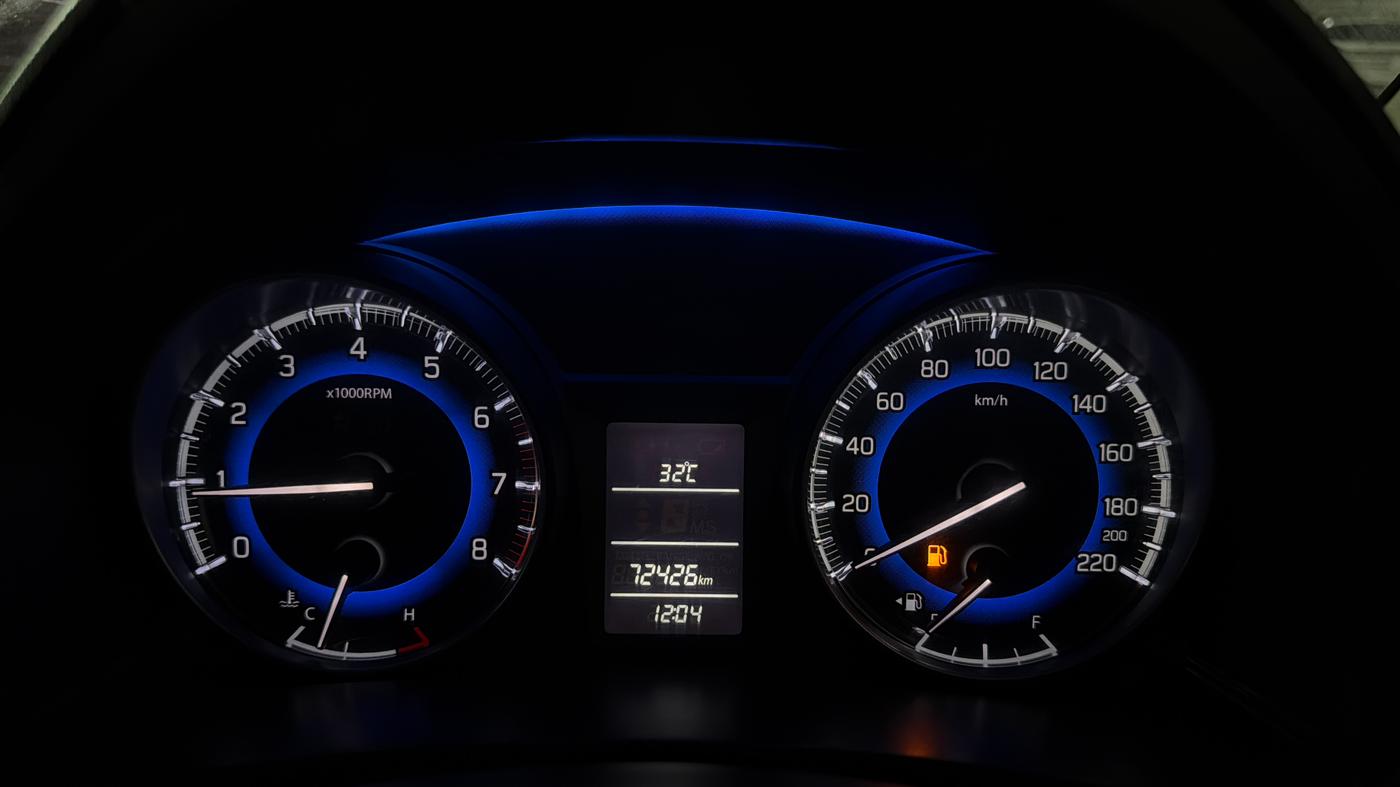 2017 Maruti Baleno DELTA PETROL 1.2, Petrol, Manual, 72,418 km, Odometer Image