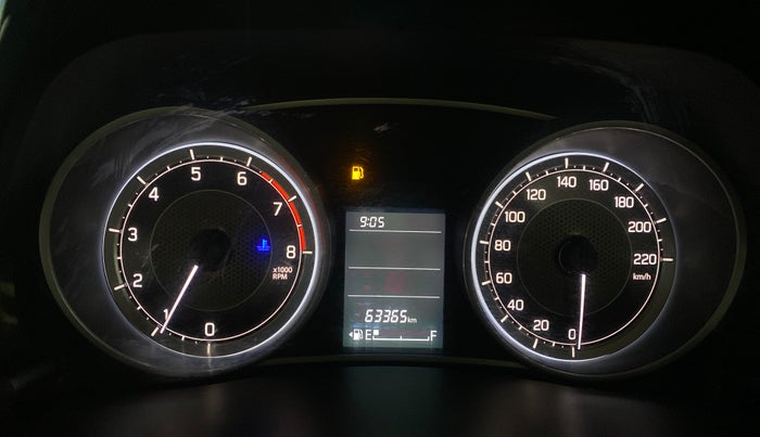 2019 Maruti Dzire VXI, Petrol, Manual, 63,365 km, Odometer Image