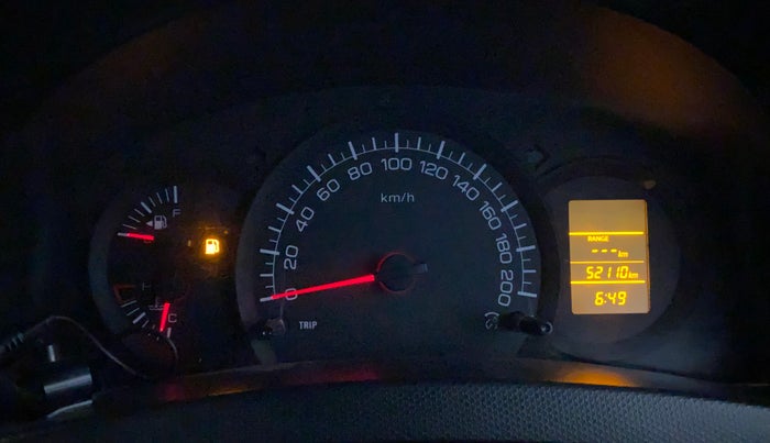 2017 Maruti Swift LXI (O), Petrol, Manual, 52,102 km, Odometer Image