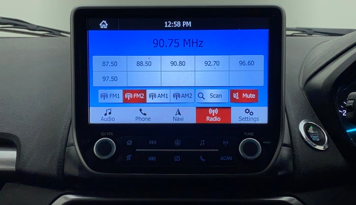 2019 Ford Ecosport TITANIUM 1.5L PETROL, Petrol, Manual, 80,699 km, Infotainment System
