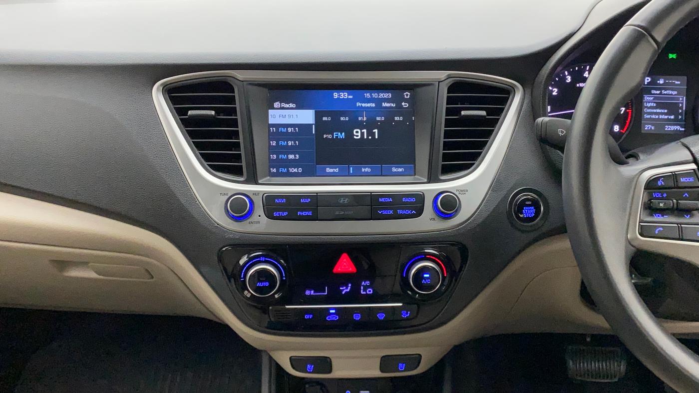 2019 Hyundai Verna 1.6 VTVT SX (O) AT, Petrol, Automatic, 22,991 km, Air Conditioner