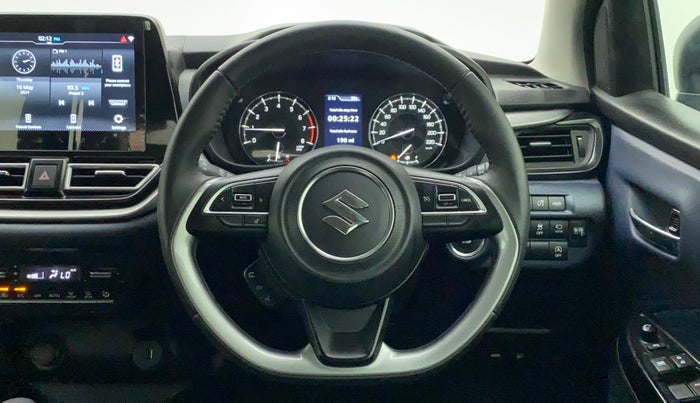 2022 Maruti Baleno ALPHA 1.2 AGS, Petrol, Automatic, 3,102 km, Steering Wheel Close Up