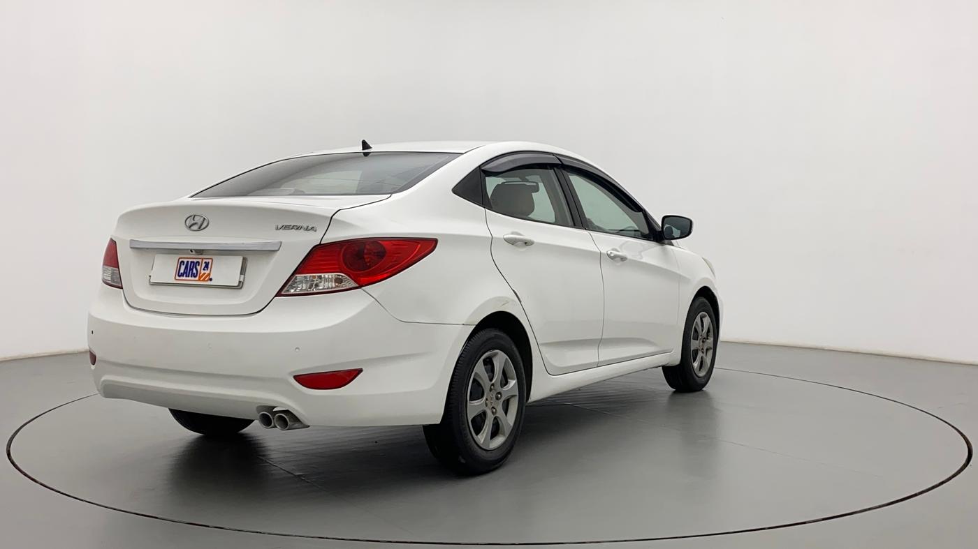 2013 Hyundai Verna FLUIDIC 1.6 VTVT EX, Petrol, Manual, 88,073 km, Right Back Diagonal