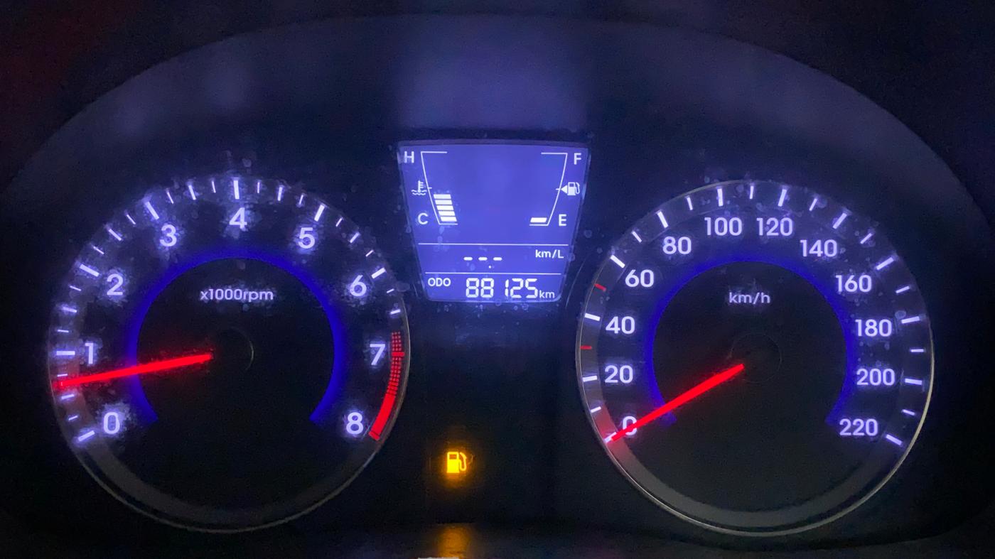 2013 Hyundai Verna FLUIDIC 1.6 VTVT EX, Petrol, Manual, 88,073 km, Odometer Image