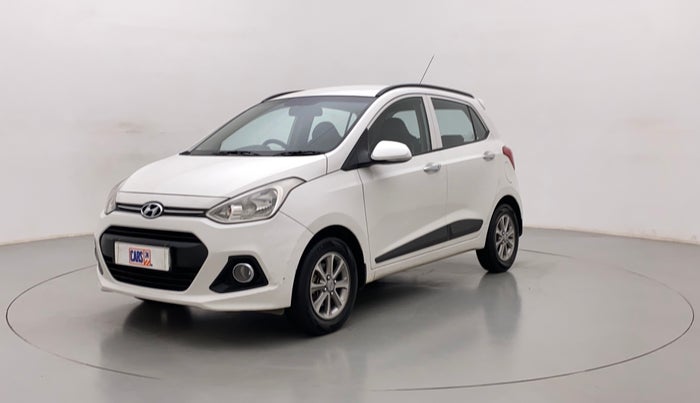 2016 Hyundai Grand i10 ASTA (O) 1.2 KAPPA VTVT, Petrol, Manual, 74,868 km, Left Front Diagonal