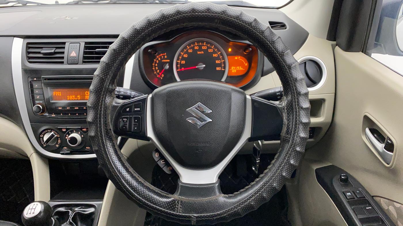 2015 Maruti Celerio ZXI D, Petrol, Manual, 84,223 km, Steering Wheel Close Up