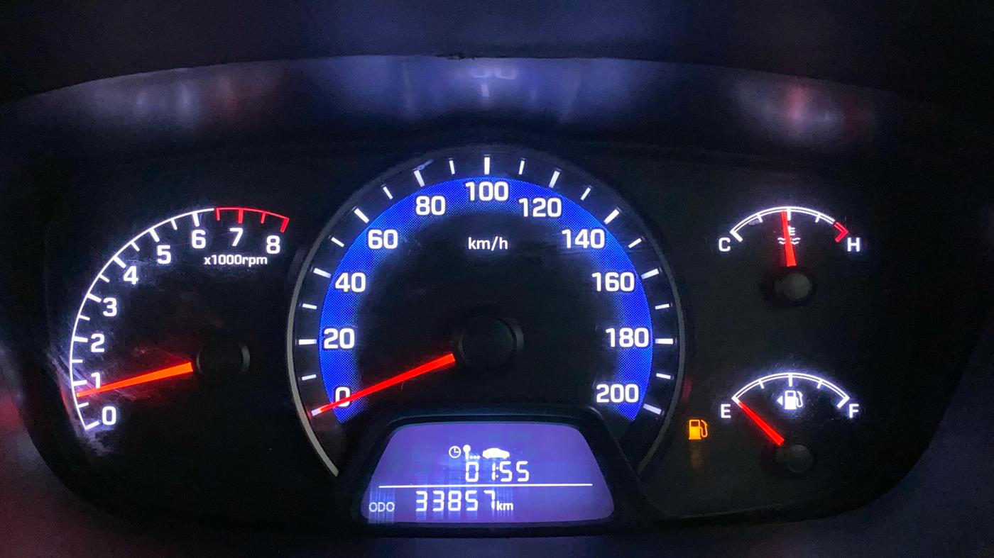 2017 Hyundai Xcent SX 1.2, Petrol, Manual, 33,856 km, Odometer Image