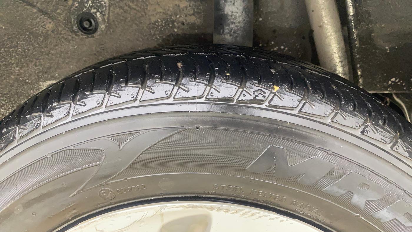 2016 Maruti Celerio VXI AMT, Petrol, Automatic, 44,746 km, Left Rear Tyre Tread