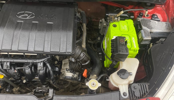 2017 Hyundai Grand i10 SPORTZ (O) AT 1.2 KAPPA VTVT, Petrol, Automatic, 18,513 km, Engine View - Left