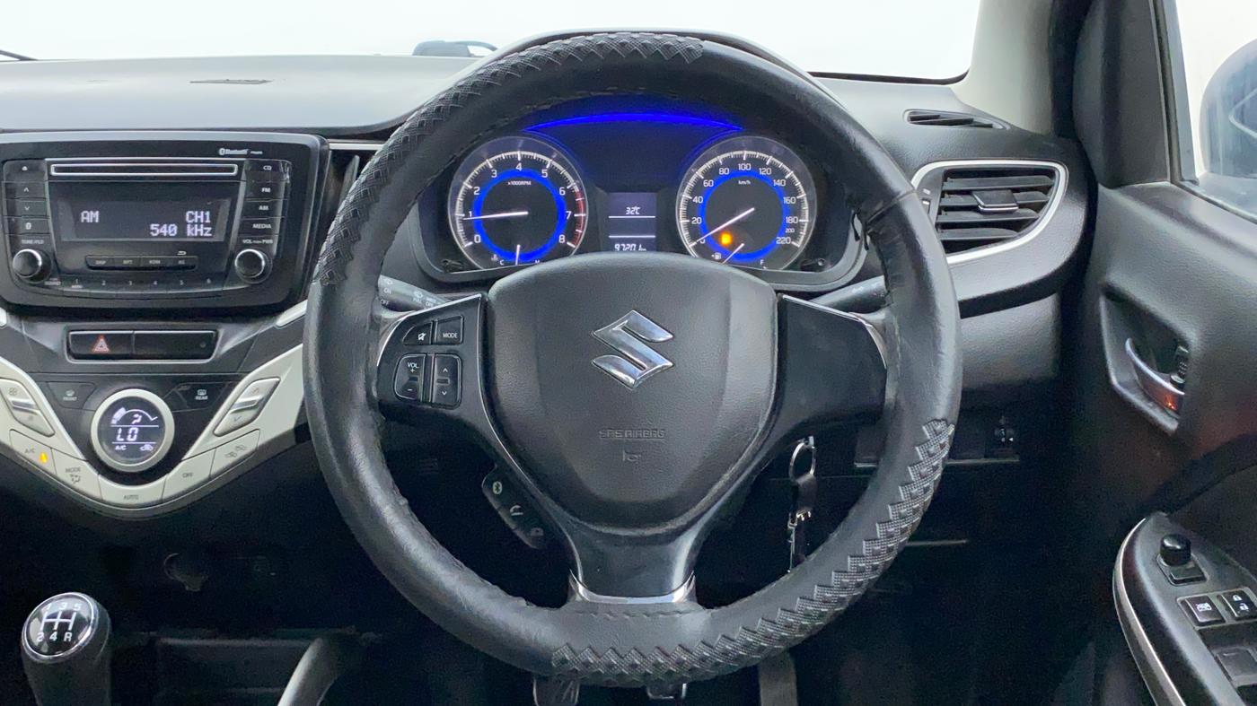 2016 Maruti Baleno DELTA PETROL 1.2, CNG, Manual, 97,201 km, Steering Wheel Close Up