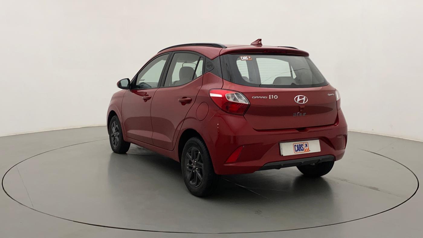 2019 Hyundai GRAND I10 NIOS SPORTZ AMT 1.2 KAPPA VTVT, Petrol, Automatic, 20,873 km, Left Back Diagonal