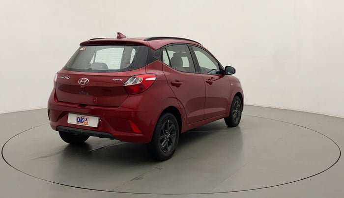 2019 Hyundai GRAND I10 NIOS SPORTZ AMT 1.2 KAPPA VTVT, Petrol, Automatic, 20,873 km, Right Back Diagonal