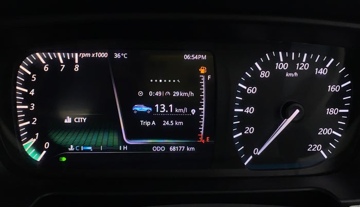 2022 Tata PUNCH CREATIVE  MT, Petrol, Manual, 68,115 km, Odometer Image