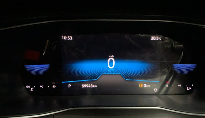 2022 Volkswagen TAIGUN TOPLINE 1.0 TSI AT, Petrol, Automatic, 59,943 km, Odometer Image