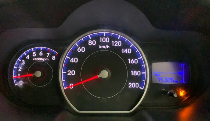 2010 Hyundai i10 SPORTZ 1.2, Petrol, Manual, 75,323 km, Odometer Image