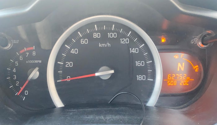 2019 Maruti Celerio VXI AMT, Petrol, Automatic, 62,707 km, Odometer Image