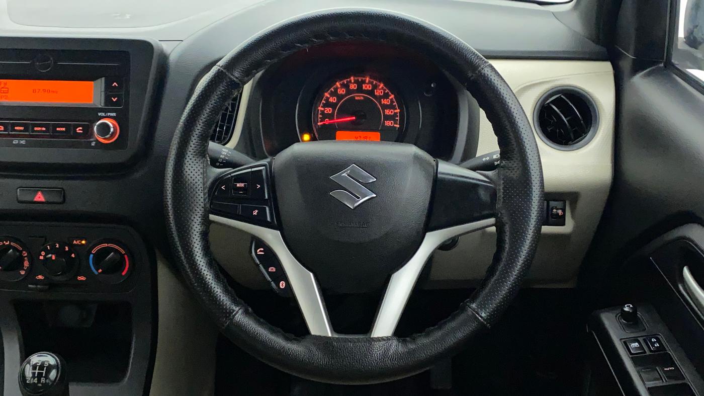 2019 Maruti New Wagon-R VXI 1.2, Petrol, Manual, 47,181 km, Steering Wheel Close Up