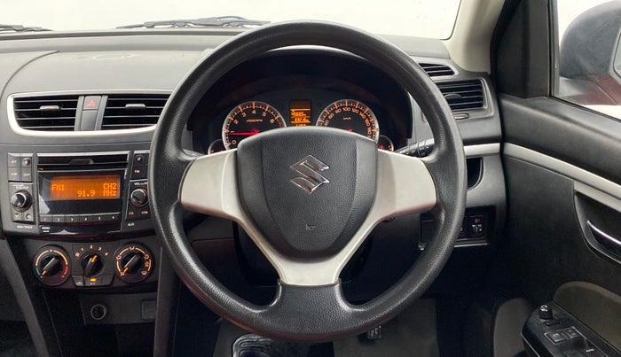 2015 Maruti Swift VXI, Petrol, Manual, 69,216 km, Steering Wheel Close Up