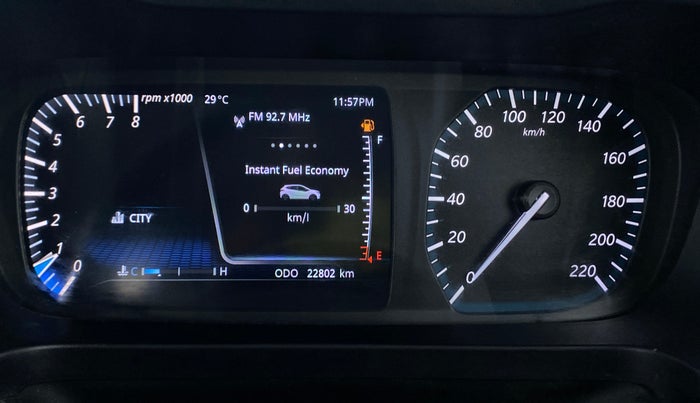 2020 Tata ALTROZ XZ 1.2, Petrol, Manual, 23,095 km, Odometer Image