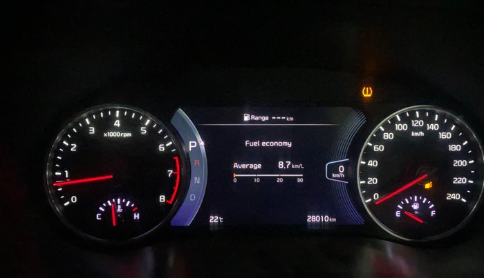 2021 KIA SELTOS X LINE 1.4 PETROL DCT, Petrol, Automatic, 27,961 km, Odometer Image