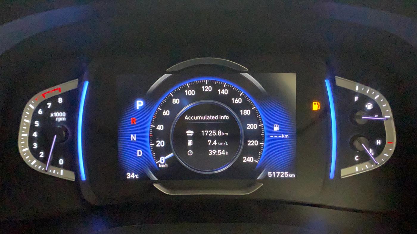 2020 Hyundai Creta SX (O) 1.4 TURBO DCT, Petrol, Automatic, 51,804 km, Odometer Image
