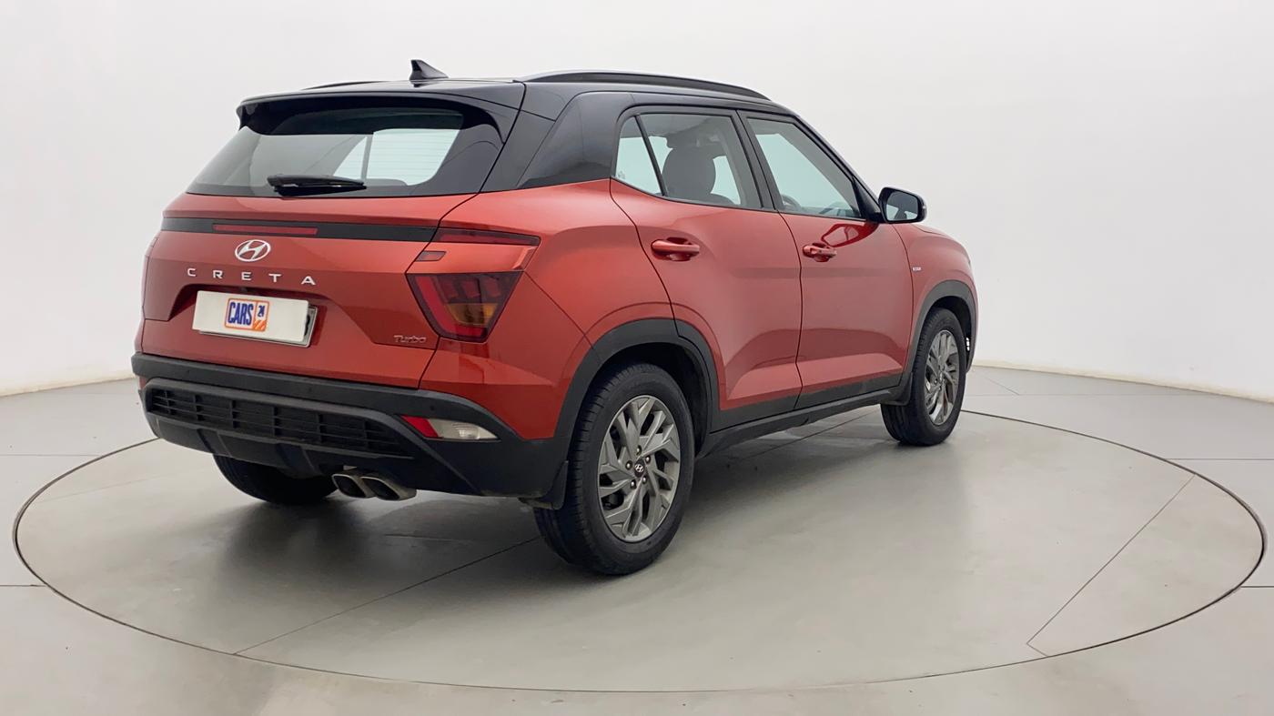2020 Hyundai Creta SX (O) 1.4 TURBO DCT, Petrol, Automatic, 51,804 km, Right Back Diagonal