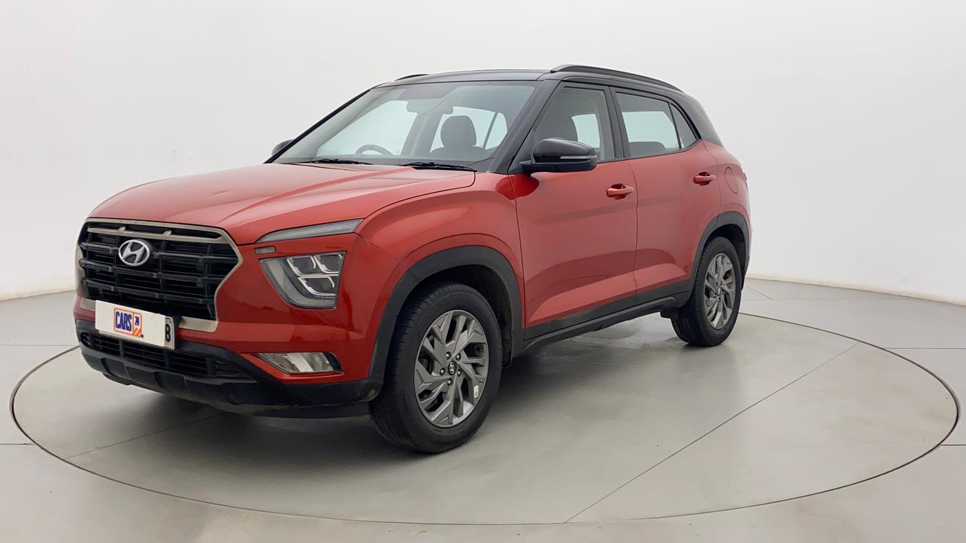 2020 Hyundai Creta SX (O) 1.4 TURBO DCT, Petrol, Automatic, 51,804 km, Left Front Diagonal