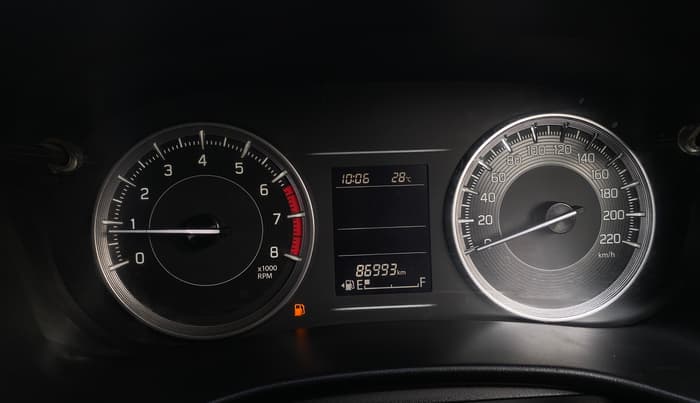 2022 Maruti Baleno DELTA PETROL 1.2, Petrol, Manual, 86,983 km, Odometer Image