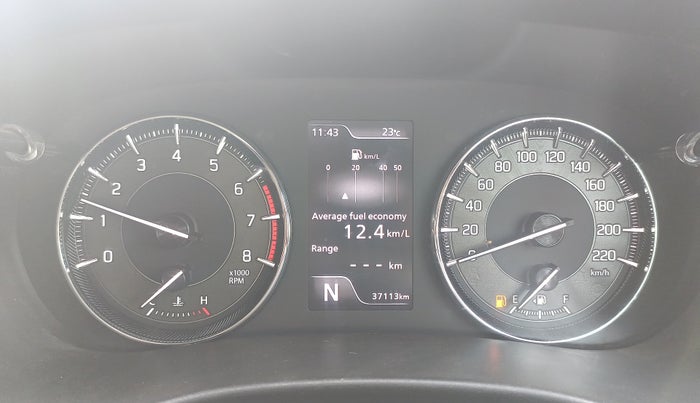 2022 Maruti Baleno ALPHA 1.2 AGS, Petrol, Automatic, 37,113 km, Odometer Image