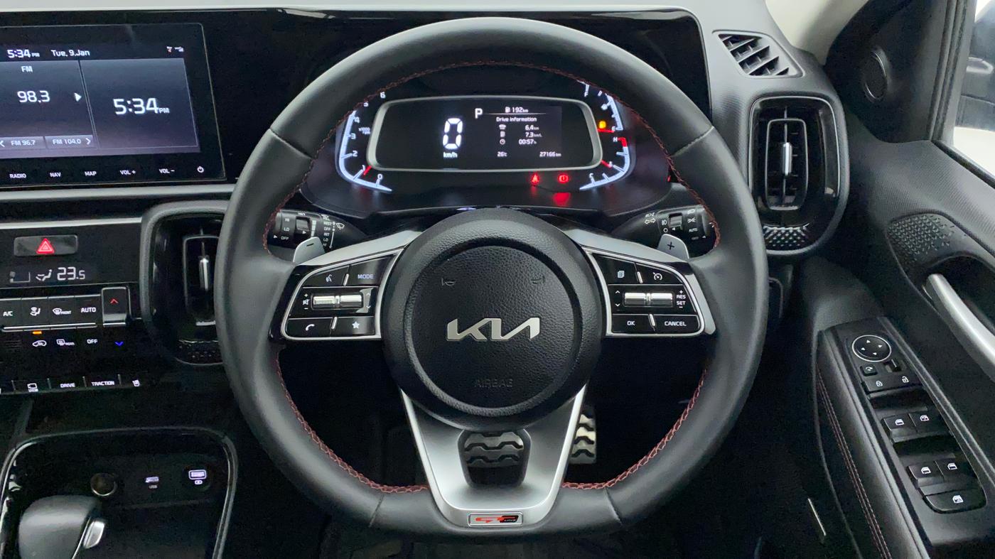 2022 KIA SONET GTX PLUS 1.5 AT, Diesel, Automatic, 27,166 km, Steering Wheel Close Up