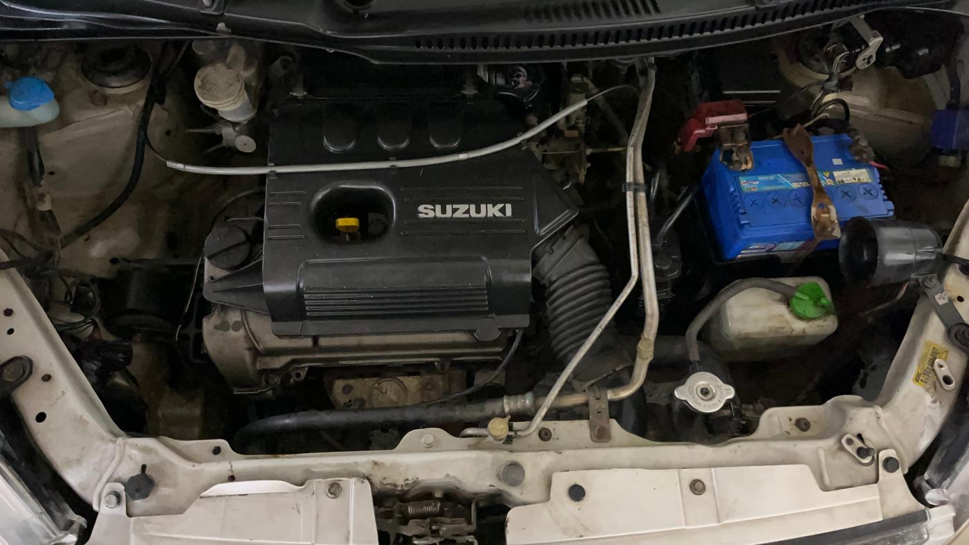 2014 Maruti Wagon R 1.0 LXI, Petrol, Manual, 87,492 km, Engine View
