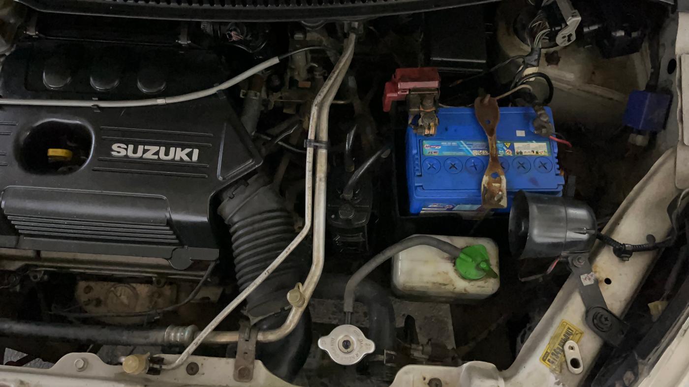 2014 Maruti Wagon R 1.0 LXI, Petrol, Manual, 87,492 km, Engine View - Left