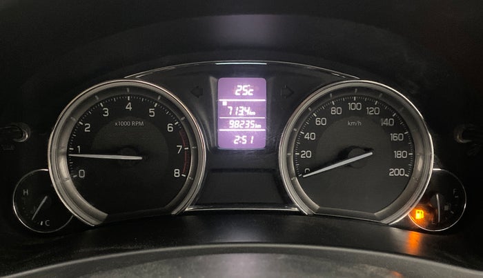 2016 Maruti Ciaz ZXI+, Petrol, Manual, 98,184 km, Odometer Image
