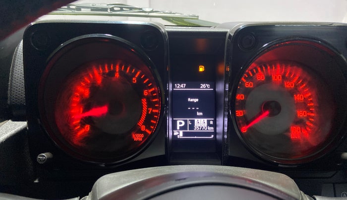 2023 Maruti JIMNY ALPHA ALL GRIP PRO AT, Petrol, Automatic, 35,759 km, Odometer Image
