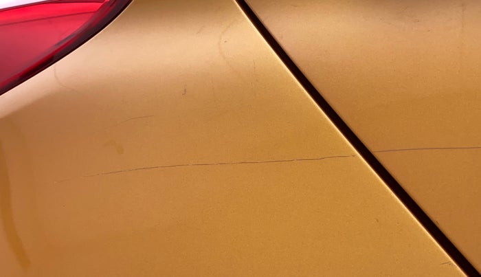 2016 Tata Tiago XZ PETROL, Petrol, Manual, 1,42,521 km, Right quarter panel - Minor scratches