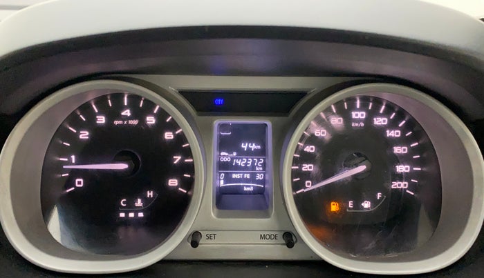 2016 Tata Tiago XZ PETROL, Petrol, Manual, 1,42,521 km, Odometer Image